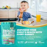 Zeolite Kids Detox Gummies with Omega-3 & Magnesium - Mixed Berry Flavor 60 Gummies | Organic Wellness Hub