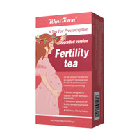 WinsTown Fertility Tea for Women - Upgraded Preconception Herbal Tea, 30 Tea Bags | Supports Ovulation, Hormonal Balance & Conception | Caffeine-Free, Sugar-Free, All-Natural