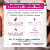 Just Thrive Probiotic & Antioxidant 3-Pack Bundle — 100% Spore-Based | 270 Veggie Caps | Best Value Gut Health Supplement | Lab Tested