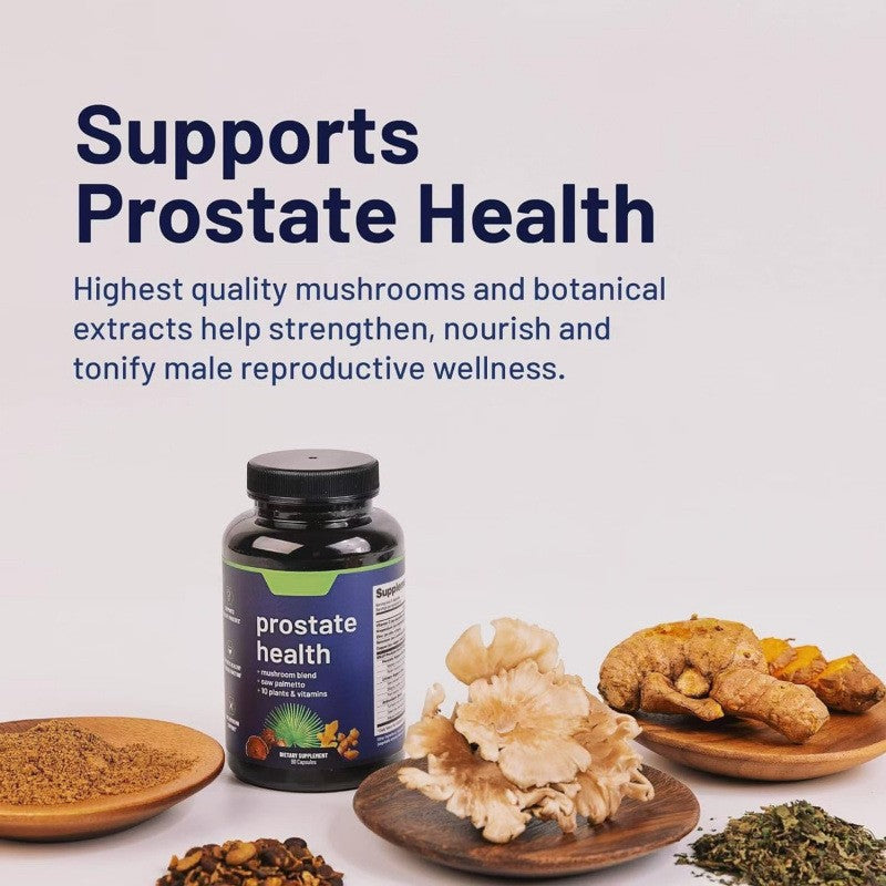 SNAP Prostate Health Supplement - Saw Palmetto, Mushroom Blend & 10 Plants | Supports Healthy Prostate, Bladder & Inflammation | 90 Capsules | Organic Wellness Hub