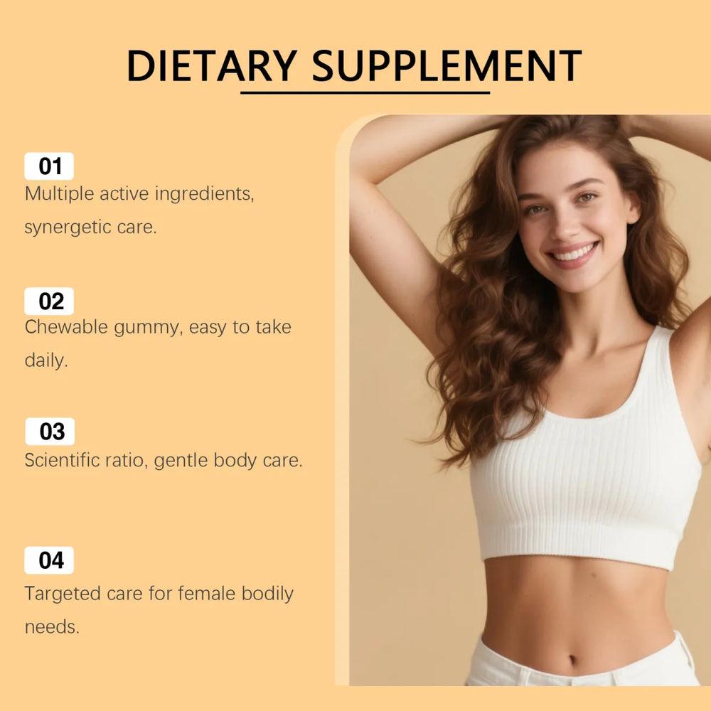 All Femme Feminine Wellness Support Gummies 30 Count (3 Pack) | Probiotics, Prebiotics & Hyaluronic Acid | Organic Wellness Hub