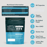 Magnesium Glycinate 3-in-1 1800mg Supplement | 90 Vegan Capsules | Organic Wellness Hub
