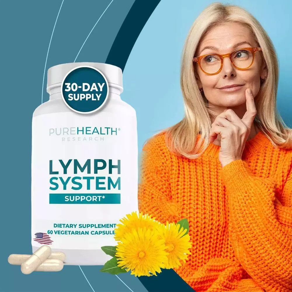 Lymph System Support Capsules | Natural Lymphatic Health & Detox Support | Organic Wellness Hub