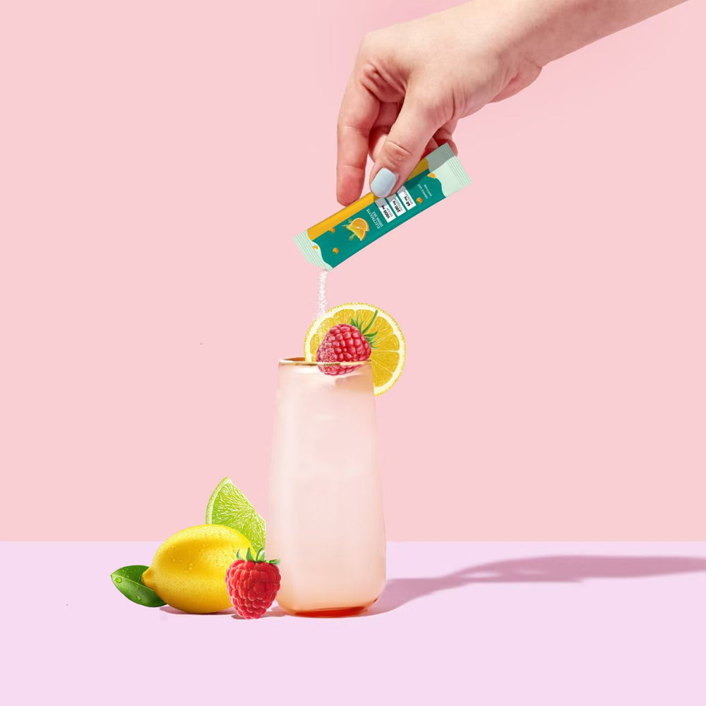 4 Flavors Electrolytes Drink Mix Variety Pack | Zero Sugar Hydration Powder | Lemon Lime, Raspberry, Orange & Watermelon | Organic Wellness Hub