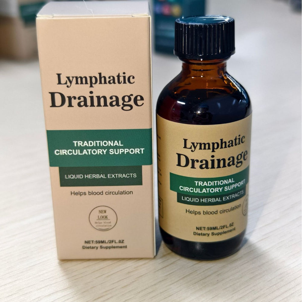 Lymphatic Drainage Liquid Herbal Extract | Traditional Circulatory Support Drops 59ml | Lab Tested | Organic Wellness Hub
