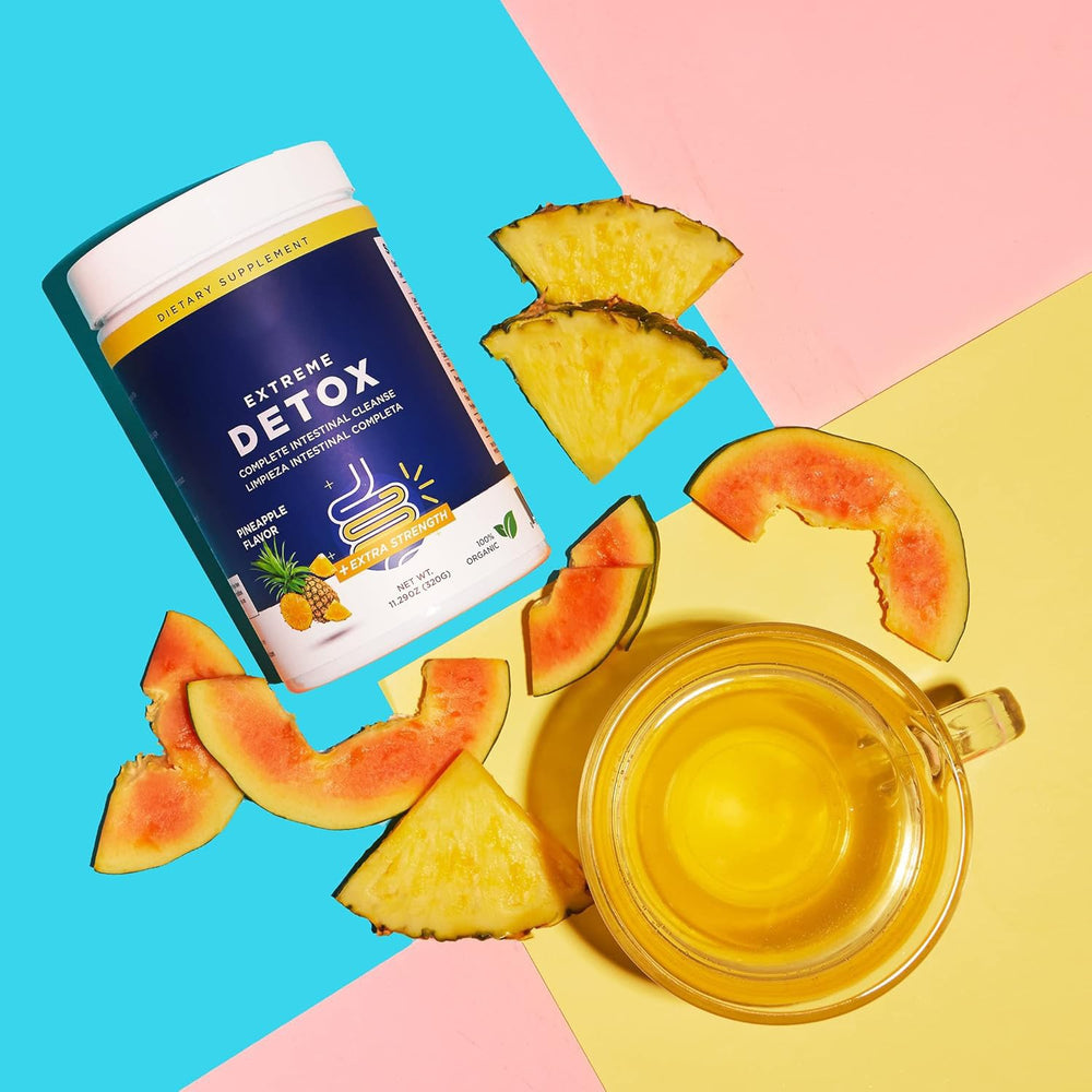 Extreme Detox Powder - Complete Intestinal Cleanse | Pineapple | Organic Wellness Hub