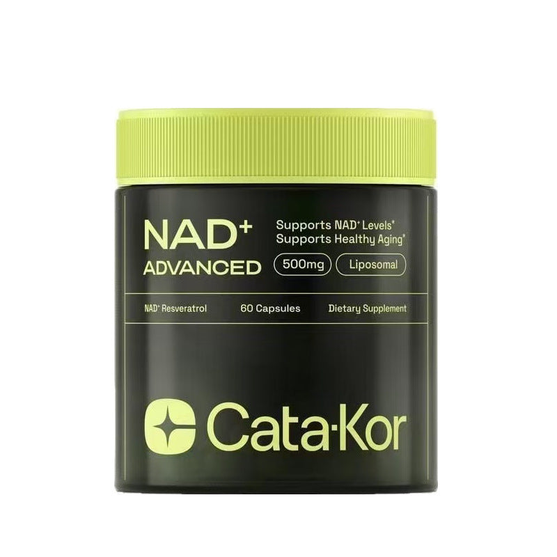 Cata-Kor NAD+ Advanced 500mg Liposomal Capsules | NAD+ Resveratrol | 60 Caps | Organic Wellness Hub
