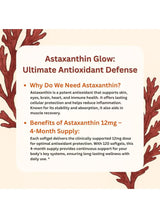 Astaxanthin 12mg Triple Strength — 3-Pack Bundle | 360 Softgels | Microalgae | Lab Tested | Best Value – Organic Wellness Hub
