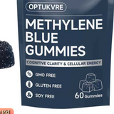 Methylene Blue Gummies - Cognitive Clarity & Cellular Energy | GMO Free, Gluten Free, Soy Free | 60 Gummies | Organic Wellness Hub