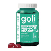 Goli Pre+Post+Probiotics Gummies ? World's First 3-in-1 | 60 Count