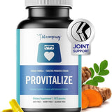 Provitalize Synbiotic Probiotic | Joint Support + Gut Health | Turmeric & Botanical Extracts | Soy Free Dairy Free Gluten Free | 60 Capsules