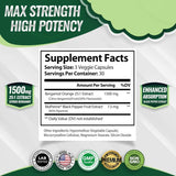 Citrus Bergamot 1500mg Capsules 3-Pack | 25:1 Extract + BioPerine® | Lab Tested | Organic Wellness Hub