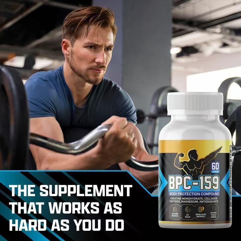 BPC-159 Body Protection Compound Capsules | Creatine, Collagen, Magnesium | 60 Caps | Organic Wellness Hub