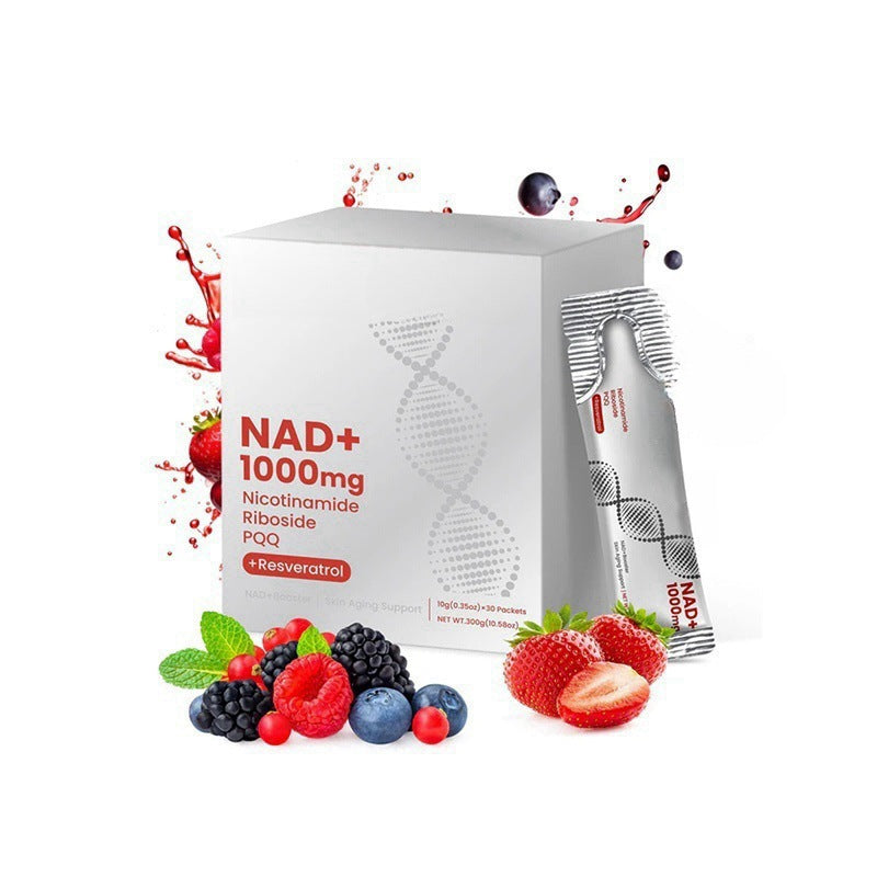 NAD+ 1000mg Capsules - Nicotinamide Riboside, PQQ & Resveratrol, Anti-Aging Cellular Energy Support | Organic Wellness Hub
