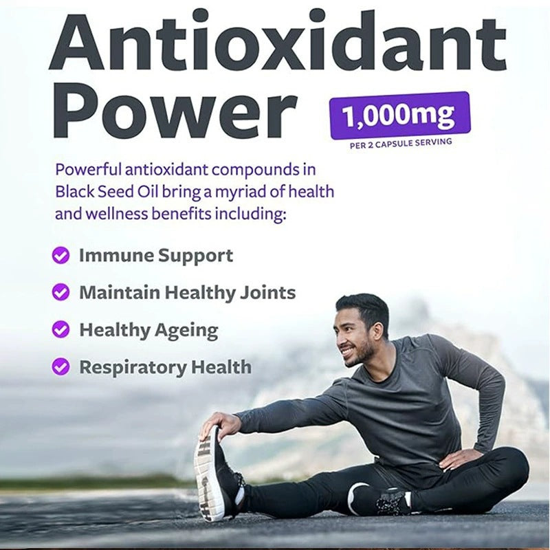 Oregano Oil 15000mg with Black Seed Oil | 60 Capsules | Lab Tested | Organic Wellness Hub
