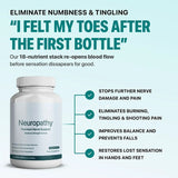 Neuropathy Premium Nerve Support Supplement - Maximum Strength Formula 120 Capsules | Organic Wellness Hub