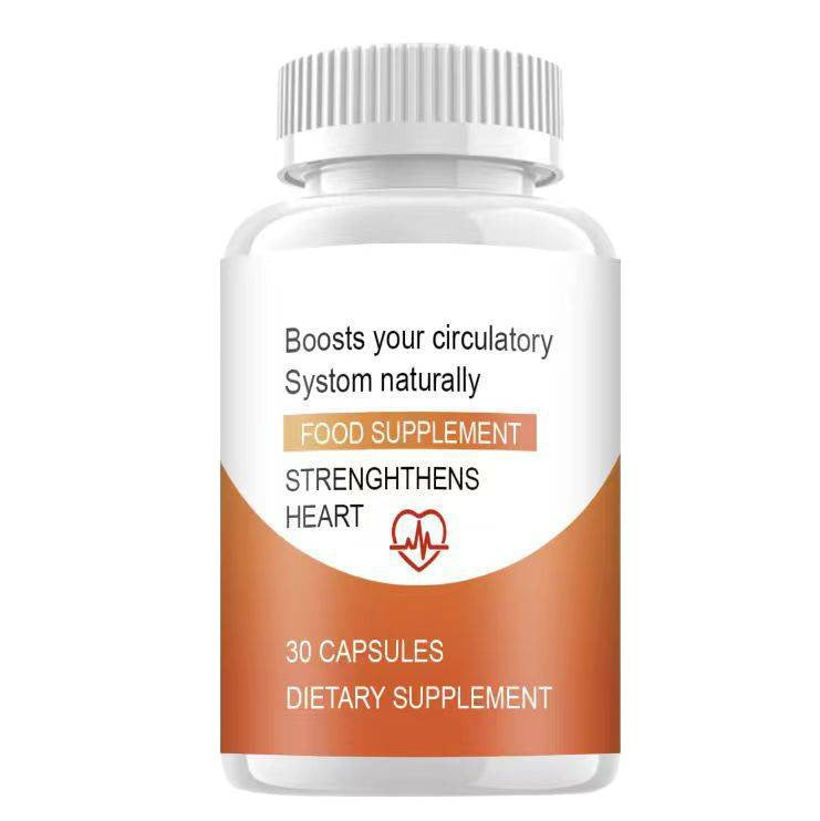 Heart Health Capsules | Natural Circulatory Support Supplement - 30 Capsules | Organic Wellness Hub