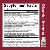 Premium Choice Digestive Enzymes with Probiotics & Prebiotics - 16 Enzymes, 1B CFUs, 150mg Prebiotics | 60 Capsules | Organic Wellness Hub