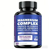 Magnesium Complex 7-in-1 with Vitamin B Complex - High Absorption Magnesium Glycinate, Citrate, Malate & Taurate 60 Capsules | Organic Wellness Hub