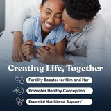 Eu Natural Conception Bundle- Fertility Aid for Him & Her | Couples Fertility Set | Organic Wellness Hub