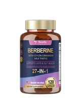 Totaria Health Berberine 27-in-1 3-Pack – Berberine with Ceylon Cinnamon & Milk Thistle | 360 Capsules | Organic Wellness Hub