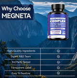 Magnesium Complex 7-in-1 with Vitamin B Complex - High Absorption Magnesium Glycinate, Citrate, Malate & Taurate 60 Capsules | Organic Wellness Hub