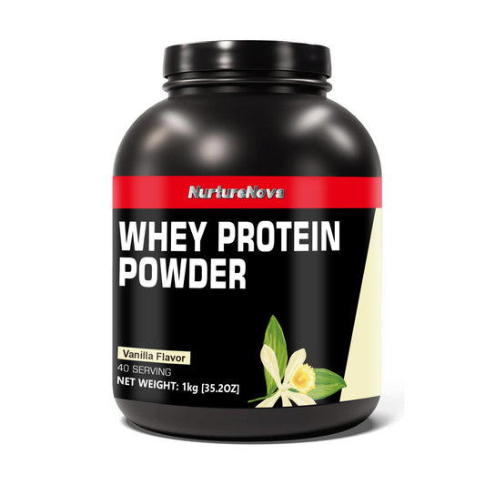NurtureNova Whey Protein Powder | Chocolate Flavor | 40 Servings | 1kg Muscle Building & Recovery Supplement ? Organic Wellness Hub