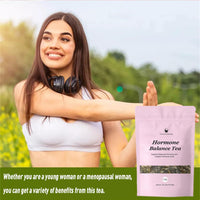 Hormone Balance Tea | 1 Oz Loose Leaf | Approx 30 Cups | Natural Hormonal and Menstrual Support | Irregular Cycle Relief | Estrogen Balance | PMS and Menopause Herbal Tea