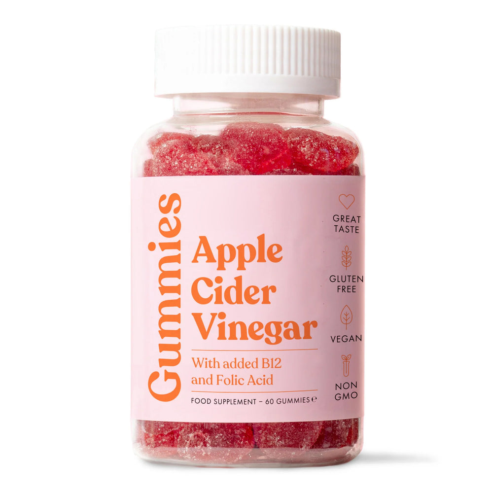 خل التفاح بخل التفاح مع B12 وحمض الفوليك -- دعم الهضم والوزن والطاقة | 60 قطعة | Organic Wellness Hub