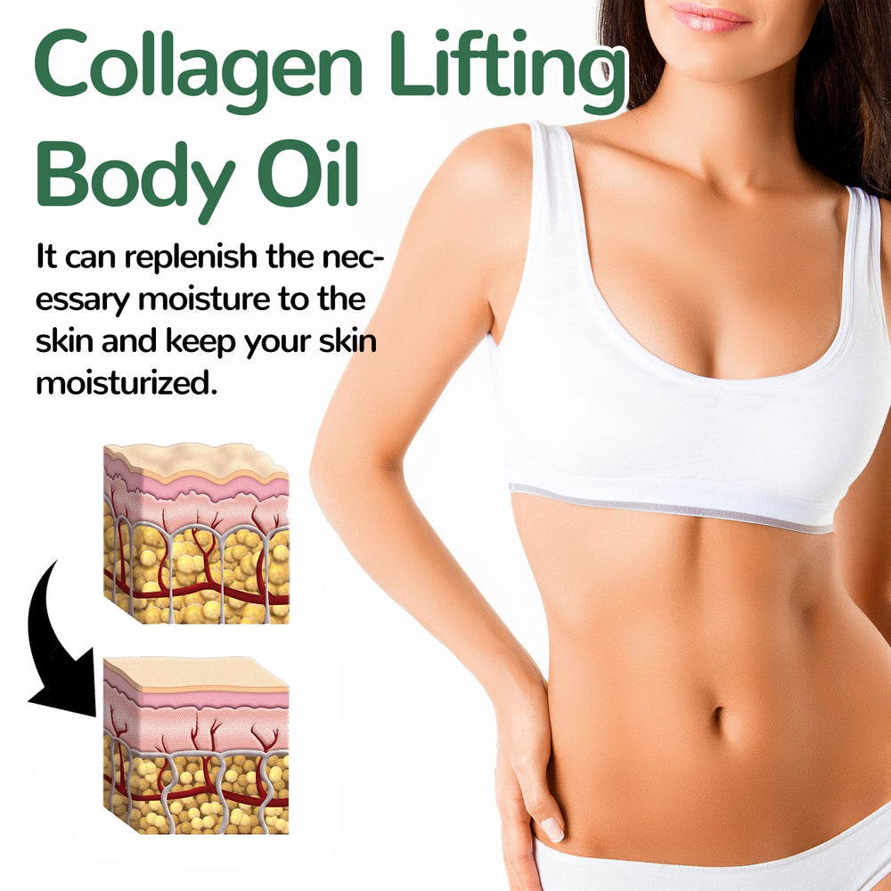 OceAura Collagen Lifting Body Oil | Deep Hydration & Skin Firming Moisturizer | Organic Wellness Hub