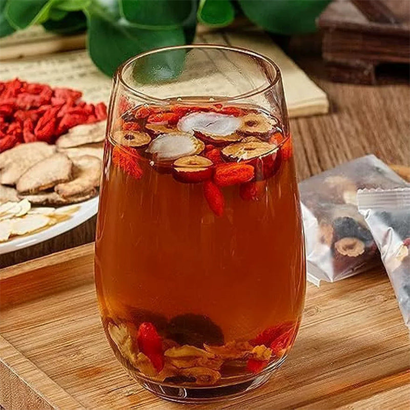Ginseng Five Treasure Tea | Premium Herbal Blend with Goji Berry, Red Date & Mulberry ? 20 Bags