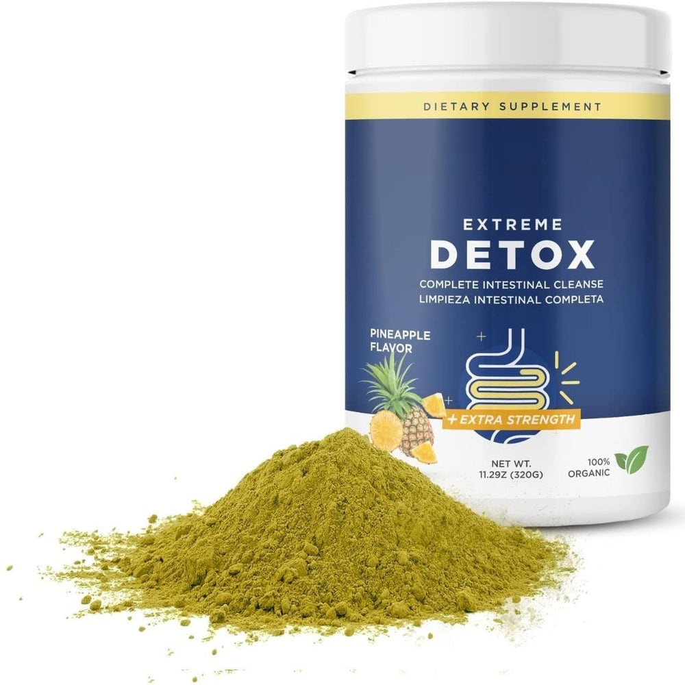 Extreme Detox Powder - Complete Intestinal Cleanse | Pineapple | Organic Wellness Hub