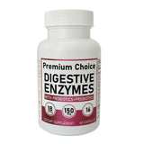 Premium Choice Digestive Enzymes with Probiotics & Prebiotics - 16 Enzymes, 1B CFUs, 150mg Prebiotics | 60 Capsules | Organic Wellness Hub