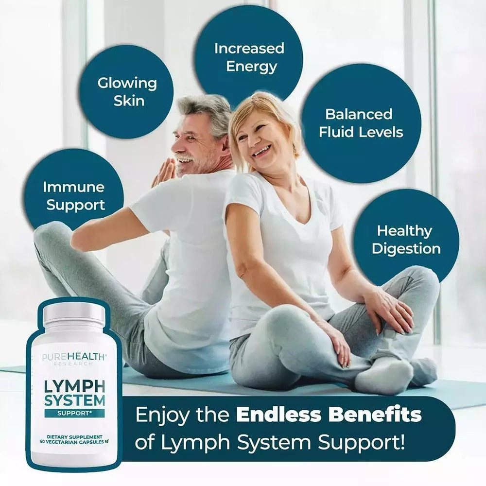 Lymph System Support Capsules | Natural Lymphatic Health & Detox Support | Organic Wellness Hub