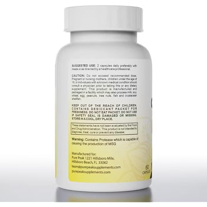 Pure Peak Candida Cleanse | Supports Healthy Gut Function | Natural Antifungal Detox | 60 Capsules – Organic Wellness Hub