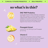 Lemme Purr Vaginal Probiotic Gummies | Pineapple & Vitamin C | Clinically-Studied | 60 Gummies
