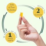 Mullein Gummies for Lung Support & Detox - Natural Pear Flavor Dietary Supplement 60 Gummies | Organic Wellness Hub