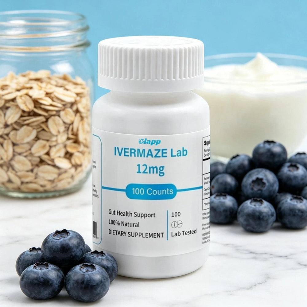 Ivermaze Lab 12mg Supplement 100 Count | Lab Tested Quality Formula | Organic Wellness Hub