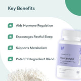 Bettervits Menopause Complex | Maca Root & Milk Thistle | Cognitive & Fatigue Support | 60 Capsules | Organic Wellness Hub